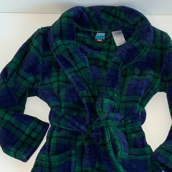 Plaid Jelli Fish Robe - Picture 3 of 6